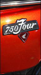Honda 750 four side case emblem
