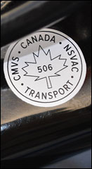 Canada Transport Sticker